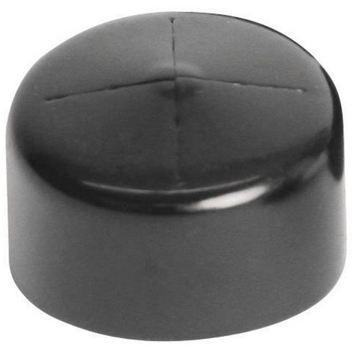 CMA278 10 Pack 1-1/2 NPT Cap Black Vinyl