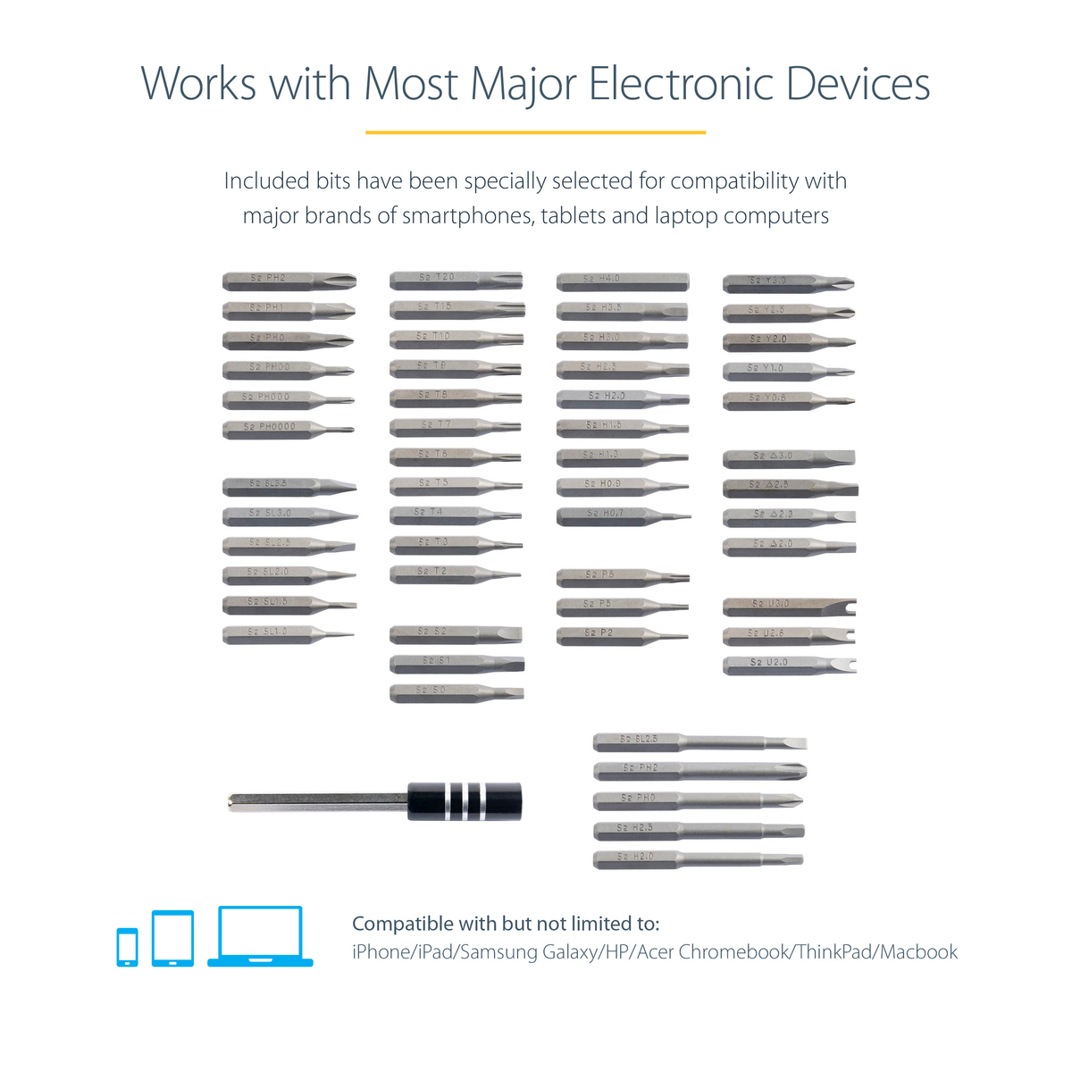 55-Bit Electric Precision Screwdriver