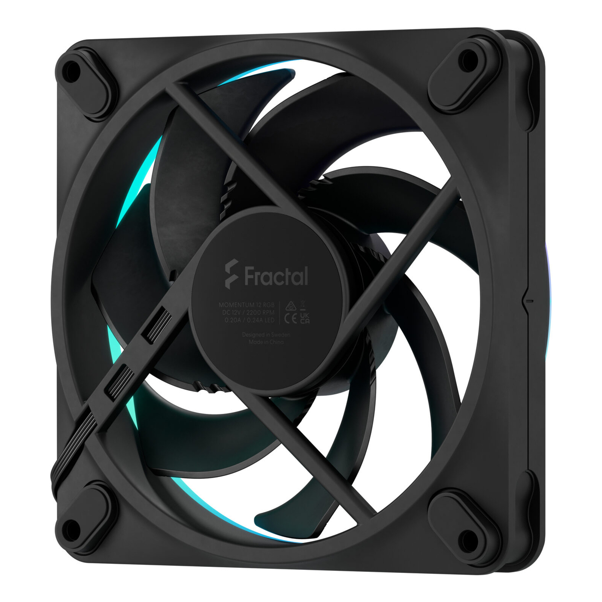 FAN Momentum 12 RGB 3-pack Black