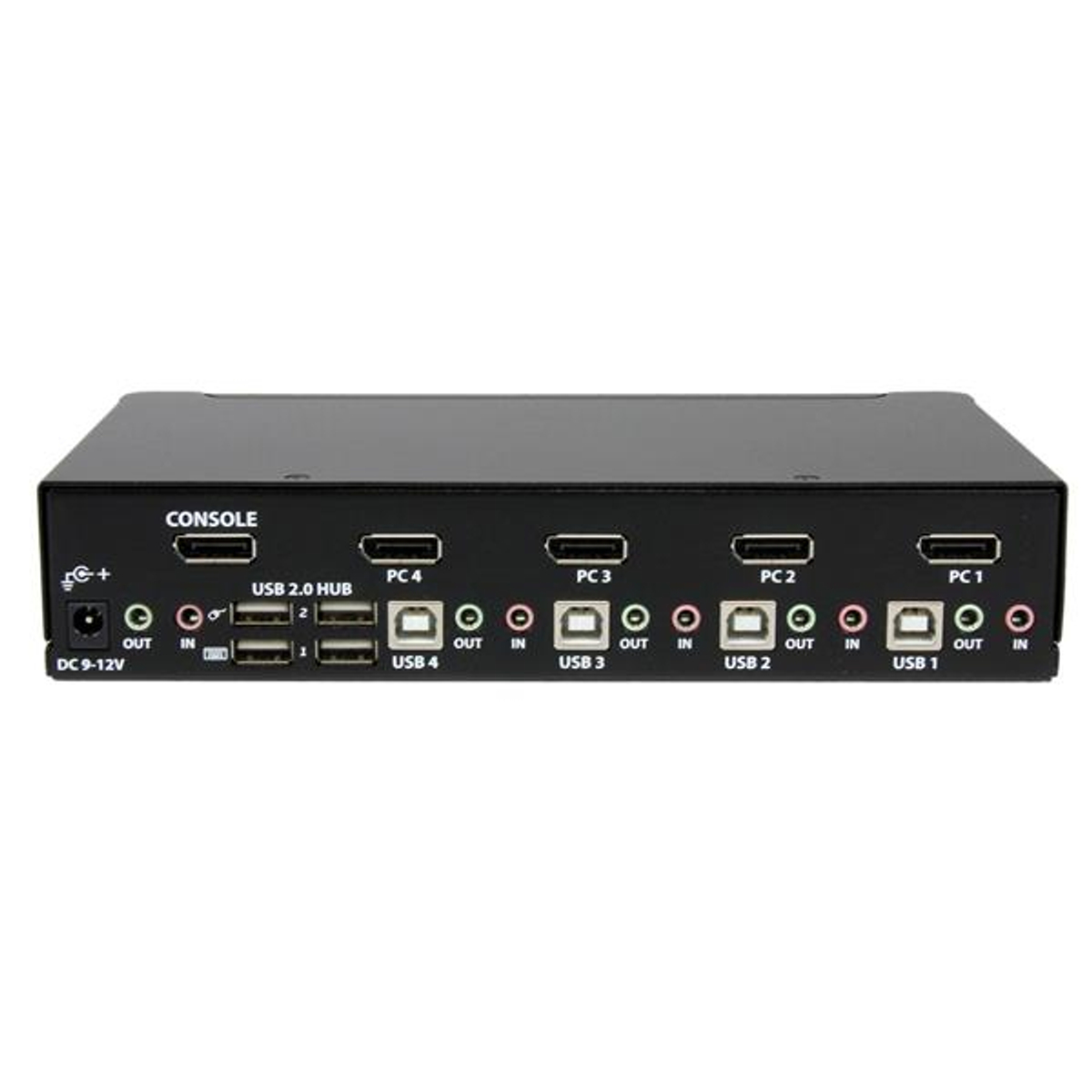 4 Port USB DisplayPort KVM Switch