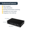 4 Port USB DisplayPort KVM Switch