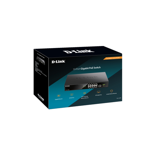 10-Port Gigabit PoE Unmanaged Switch