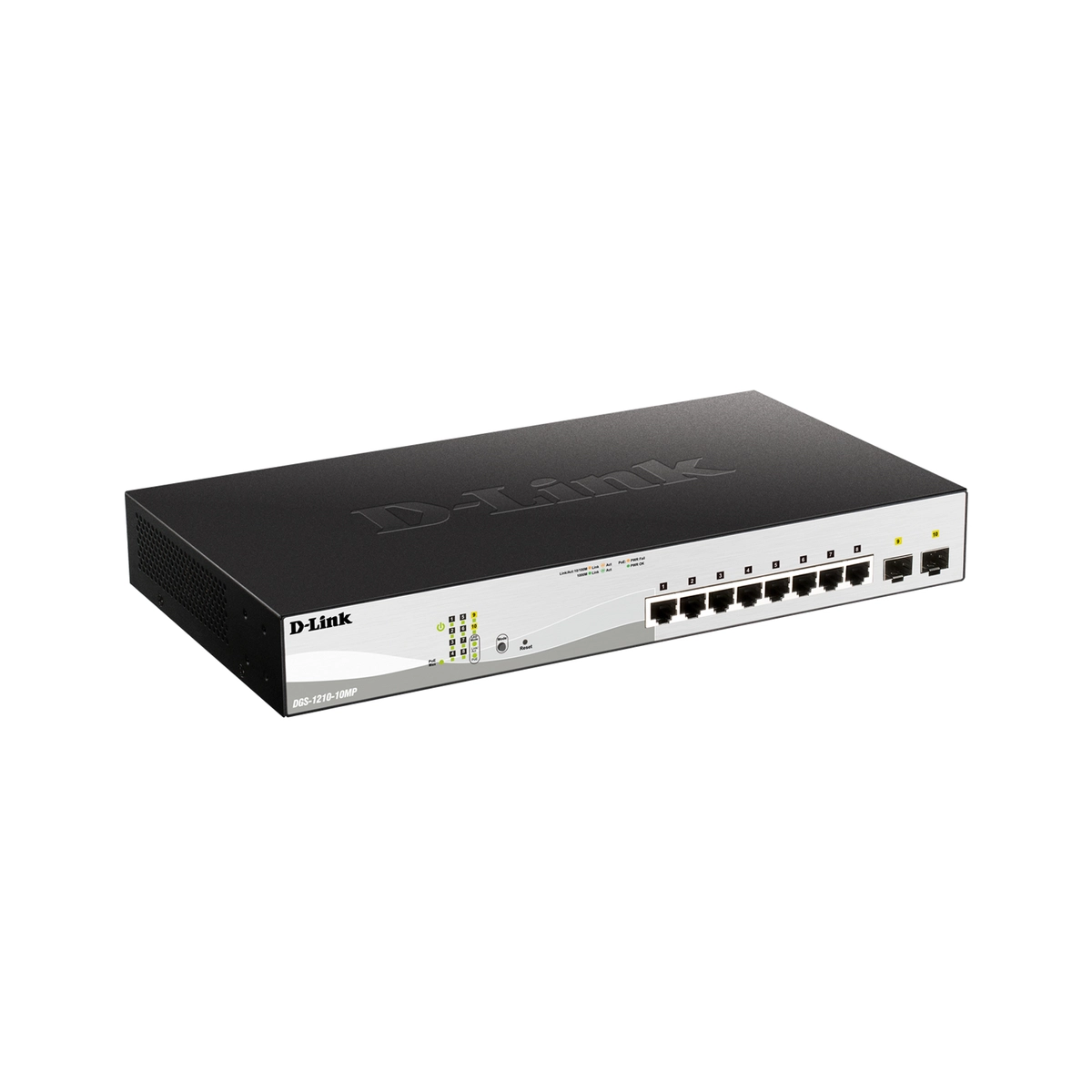 10P GB PoE+ Smart Switch inc.2 SFP Ports