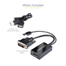 DVI to DisplayPort Adapter - USB Power