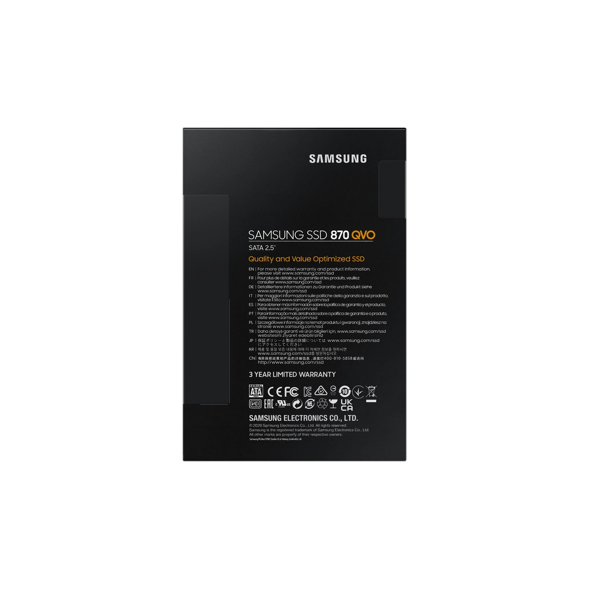 SSD Int 2TB 870 QVO SATA