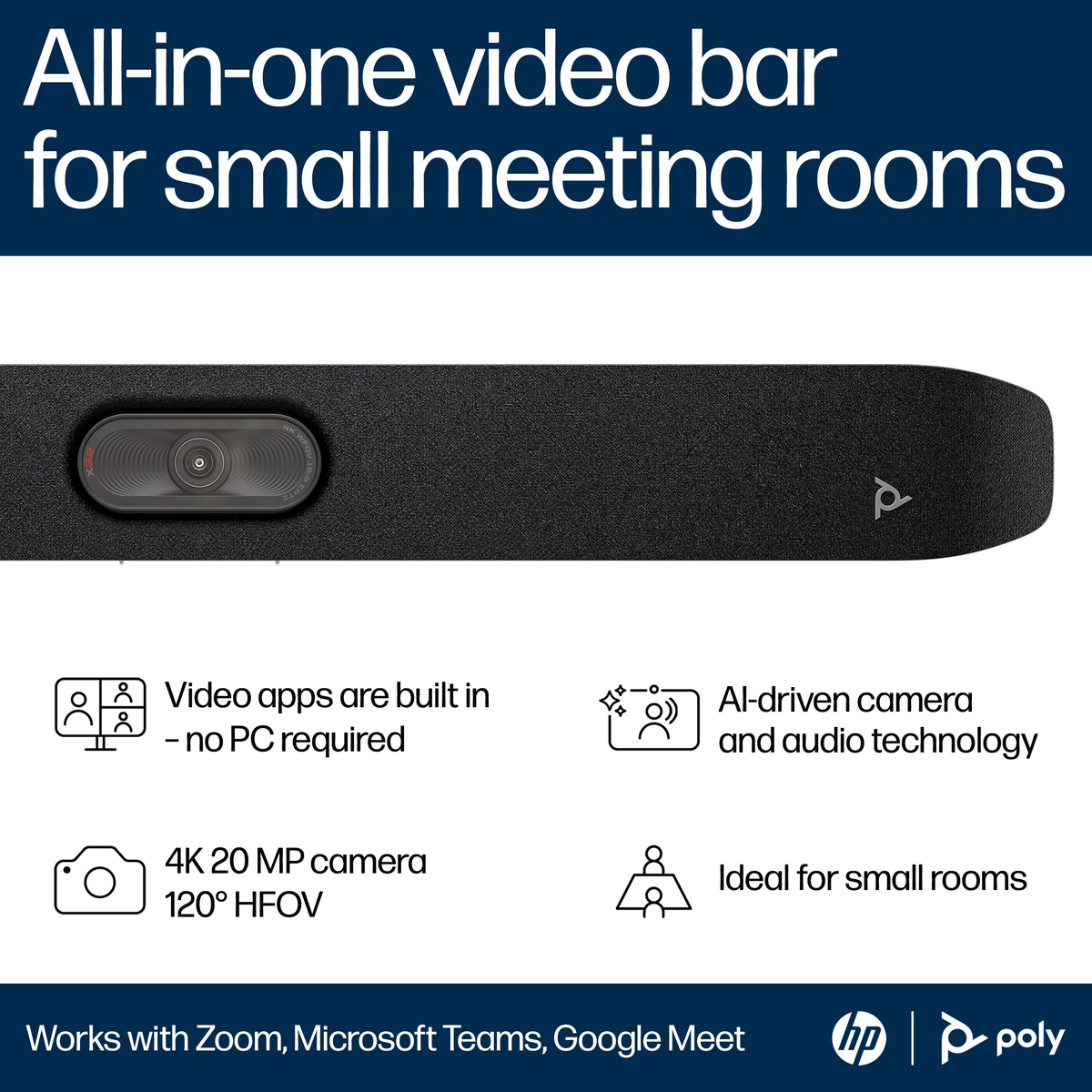 POLY STUDIO X32 ALL-IN-ONE VIDEO BAR