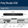 POLY STUDIO X32 ALL-IN-ONE VIDEO BAR