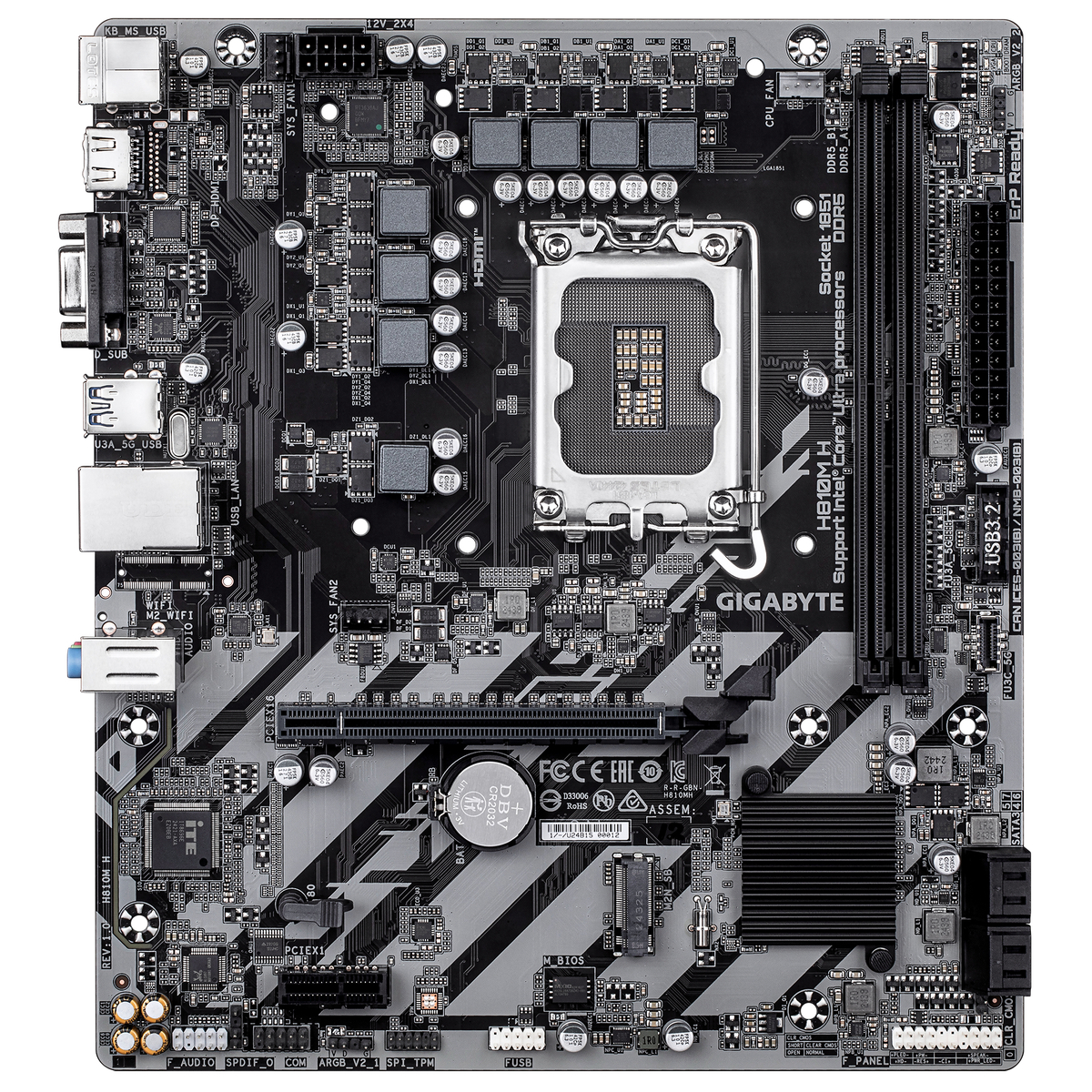 MB INT LGA151 H810M H D5 MATX