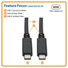 USB C Cable USB 3.1 10Gbps USB-IF 0.91 m