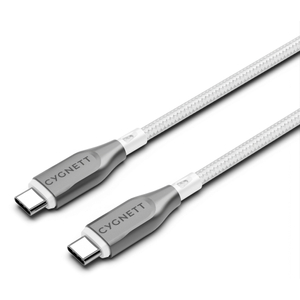 Cygnett, Armoured USB-C USB-C 2.0 Cable White 2m