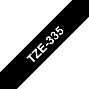Brother, TZE335 White On Black Label Tape