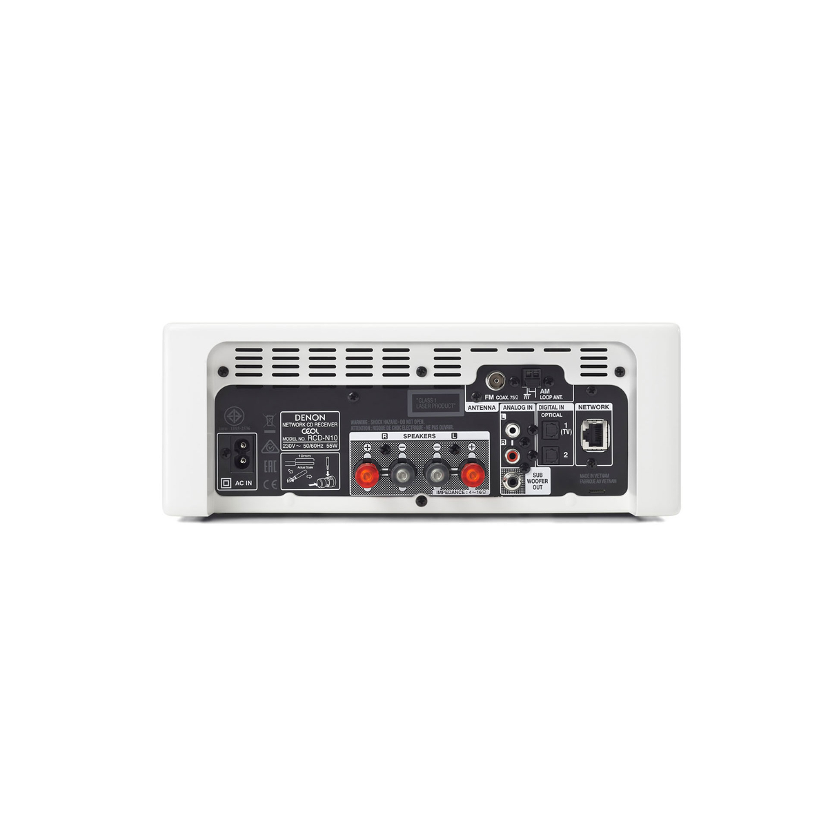 CEOL N10 HiFi Network CD Receiver-White