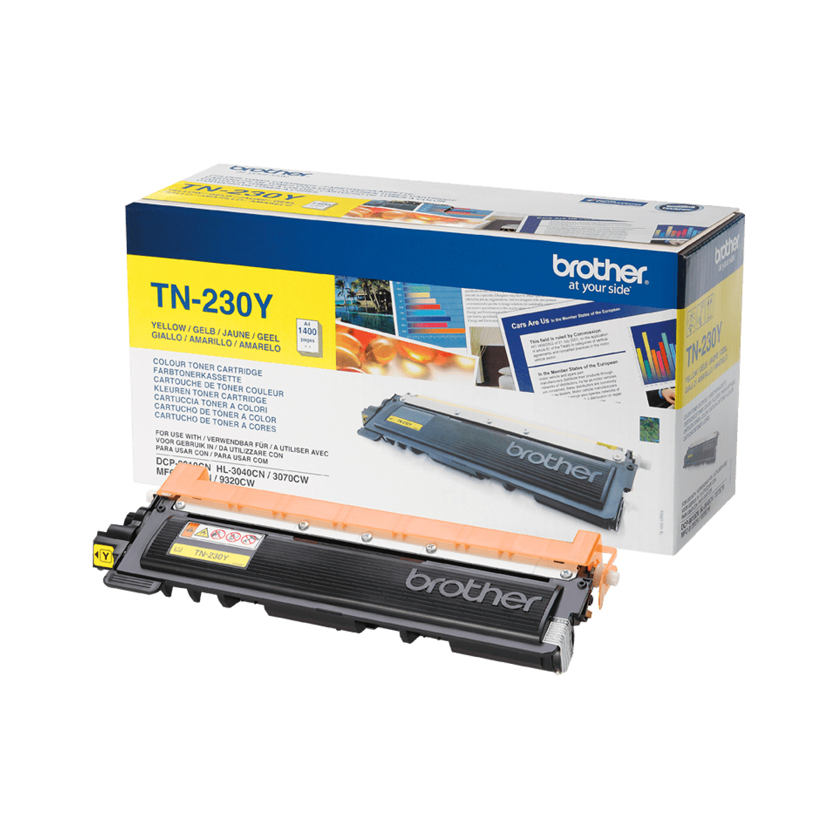 TN230Y Yellow 1.4k Pages Toner