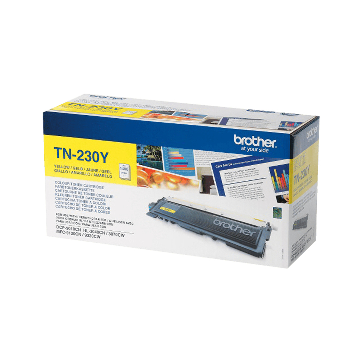 TN230Y Yellow 1.4k Pages Toner