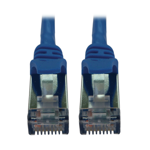 Cat6a 10G Snagless Shielded Blue 25 ft