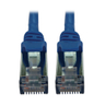 Cat6a 10G Snagless Shielded Blue 10 ft