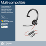 Poly BW 3310 Mono -M USB-C HS +USB-C/A