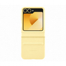 SAM_Z Flip6 _Faux Leather Case_Yellow