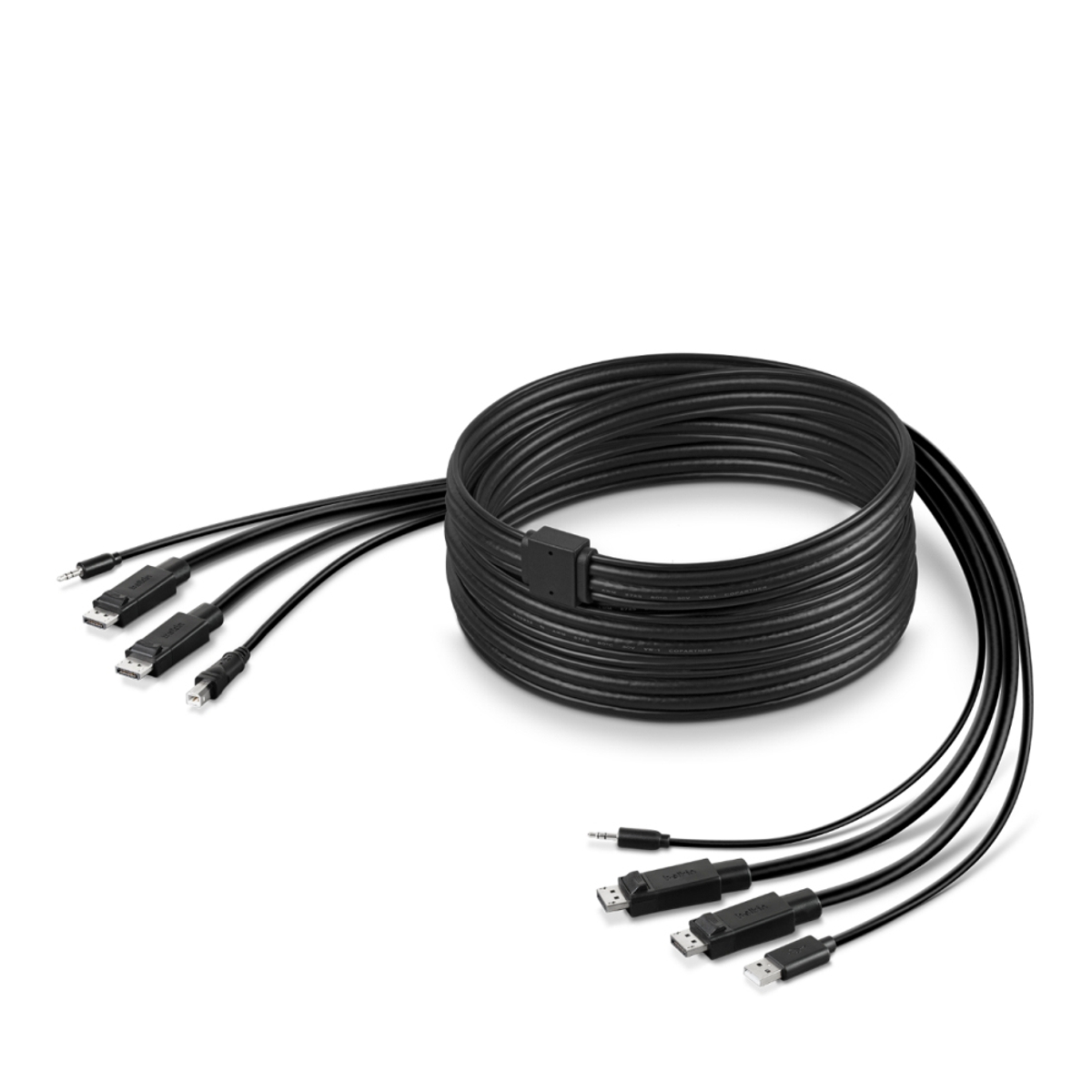TAA Dual DP to DP KVM Combo Cable 6ft