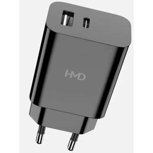 Dual Port Wall Charger 30W UK Black