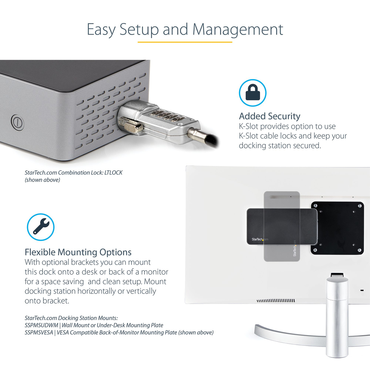 USB-C Dock - 4K Quad Monitor - 100W PD