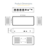 USB-C Dock - 4K Quad Monitor - 100W PD