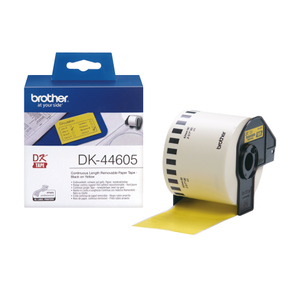Brother, DK44605 62mm Yellow Removable Paper