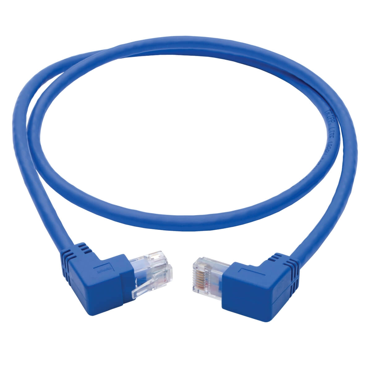 Cat6 Patch Cable Up/Dwn Angle Blue 0.91m