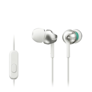 MDR EX110 Inear Wired Earphones White