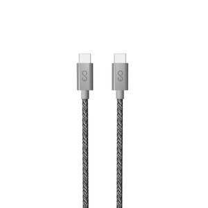 Epico, USB-C To USB-C Braided Cable 1.8m - Grey