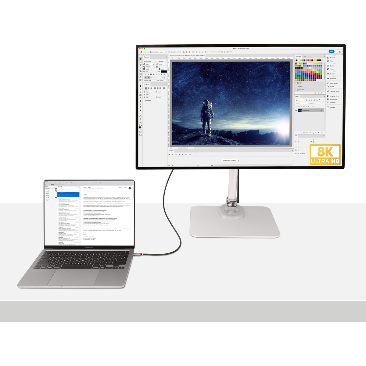 3ft USB4 Cable USB-IF Certified USB-C