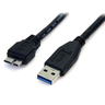 0.5m SS USB 3.0 Cable A-Micro B
