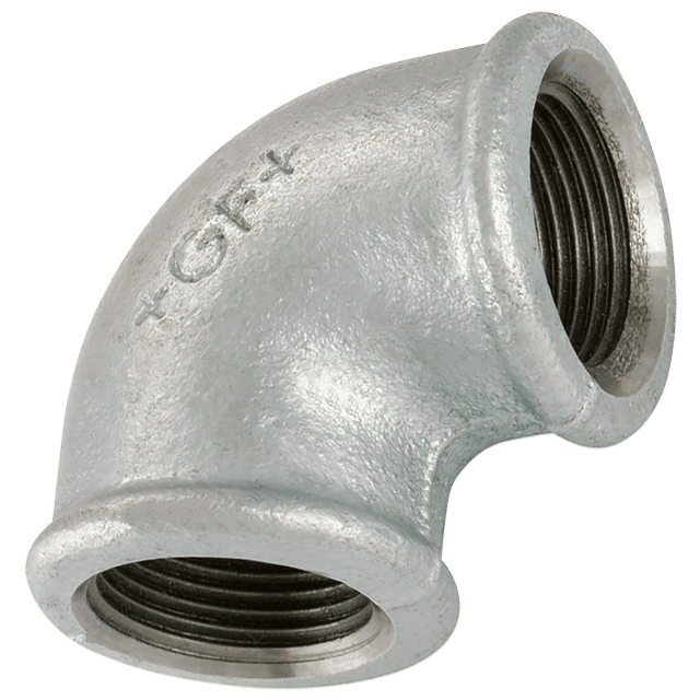 GF 1/2" X 1/4" BSP Female Reducing Elbow 90° Galvanised GF90G