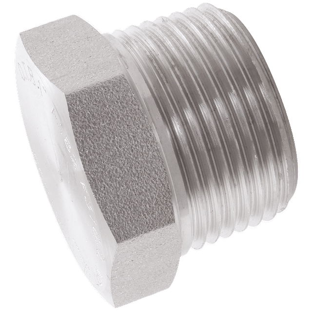 FT Pro 1/2" NPT M Hex Plug 3K 316/L