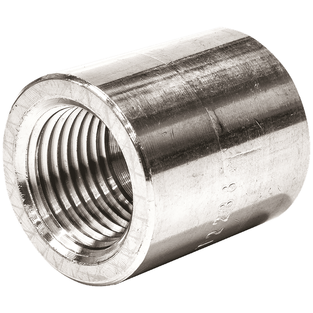 FT Pro 1/4" X 1/8" NPT F/F Red Coupling 3K 316L