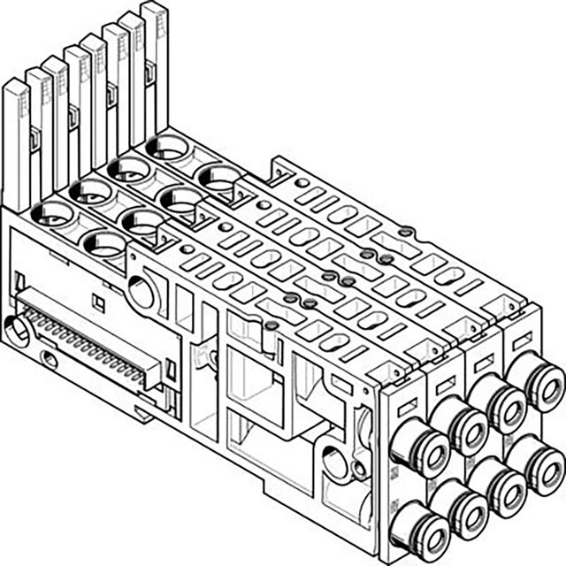 Festo VMPAL-AP-4X10-QS6-1 Sub-Base