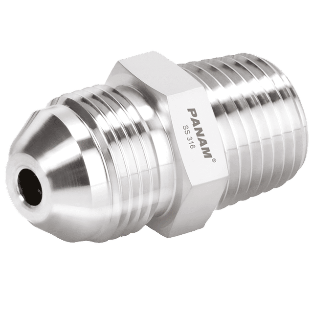 PANAM 1/2" NPT X 9/16" JIC Male/Male
