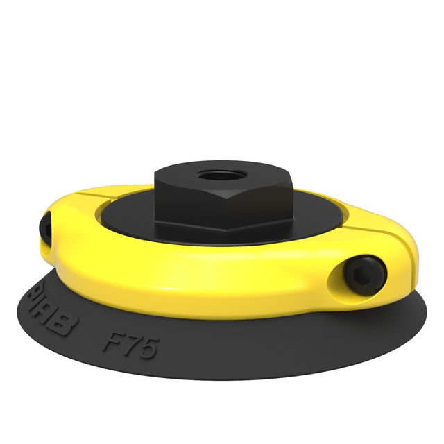 Piab Suction cup F75 Nitrile-PVC 1/8" NPSF female, mesh filter