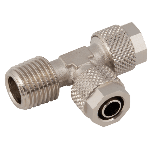 FT Pro 08/06MM OD X 1/8" BSPT Offset Male Tee