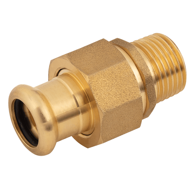 M-Press 42 X 1.1/2" Male Union Adapter Copper