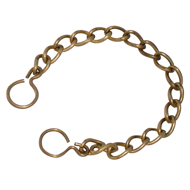 FT Pro Camlock 12" Brass Chain and S Hook