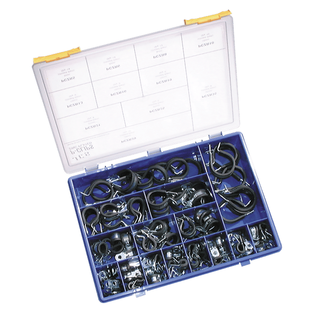 JCS 104 Assorted Mild Steel P-Clips