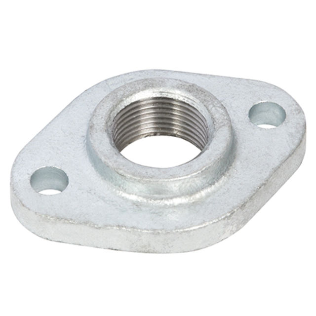 EE Galvanised Screwed Flange with 2 Bolt Holes 3/4" BSP
