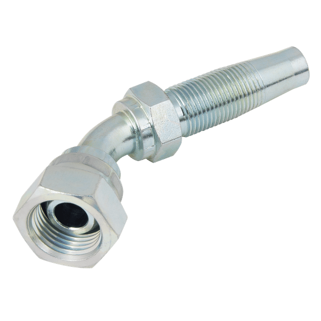 FT Pro 1/4" BSP Female Hydraulic Reusable 45° Elbow