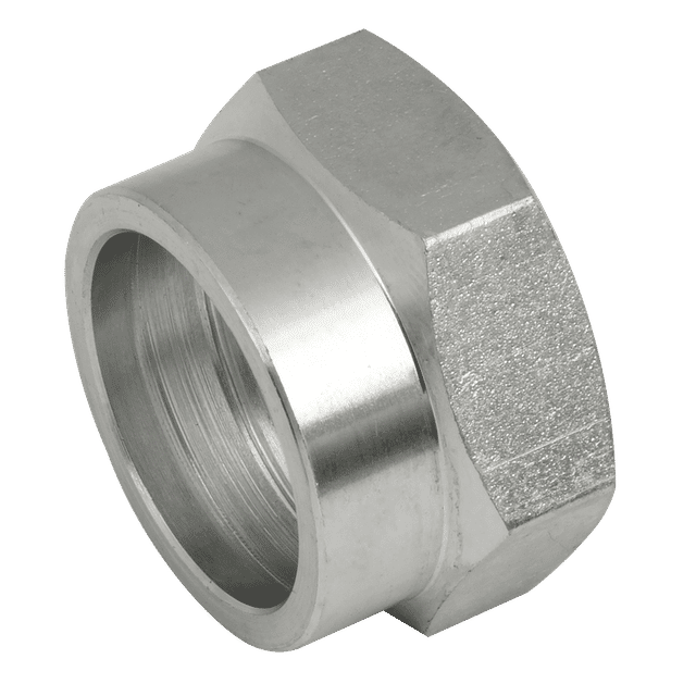 Brennan 1/2" BSPP Female Crimp Steel Nut