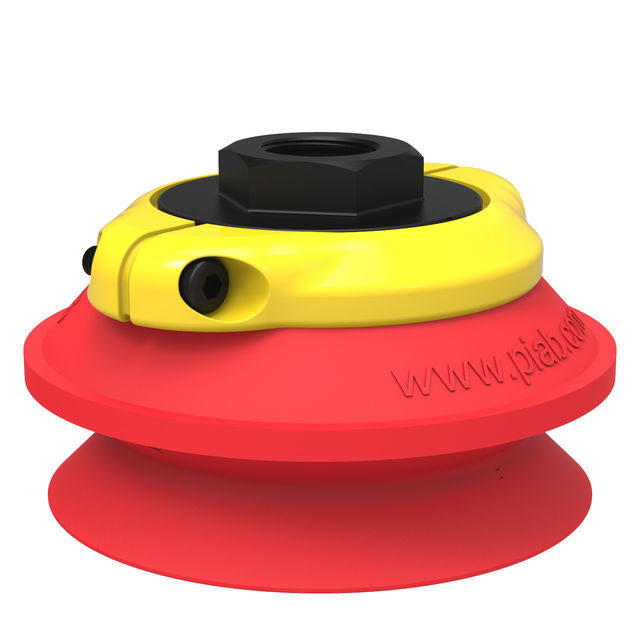 Piab Suction cup B75 Silicone, 3/8" NPSF female, with mesh filter
