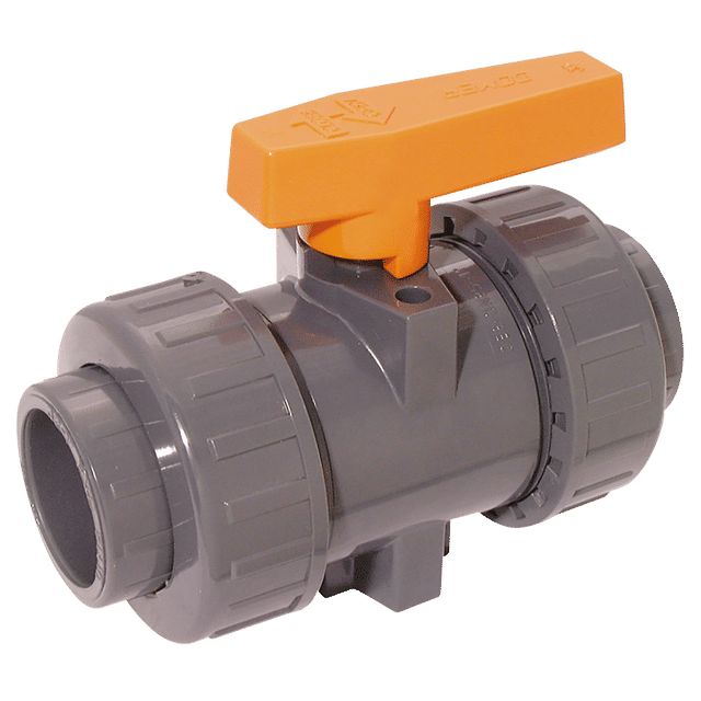 Comer 4" ID UPVC Ball Valve Double Union