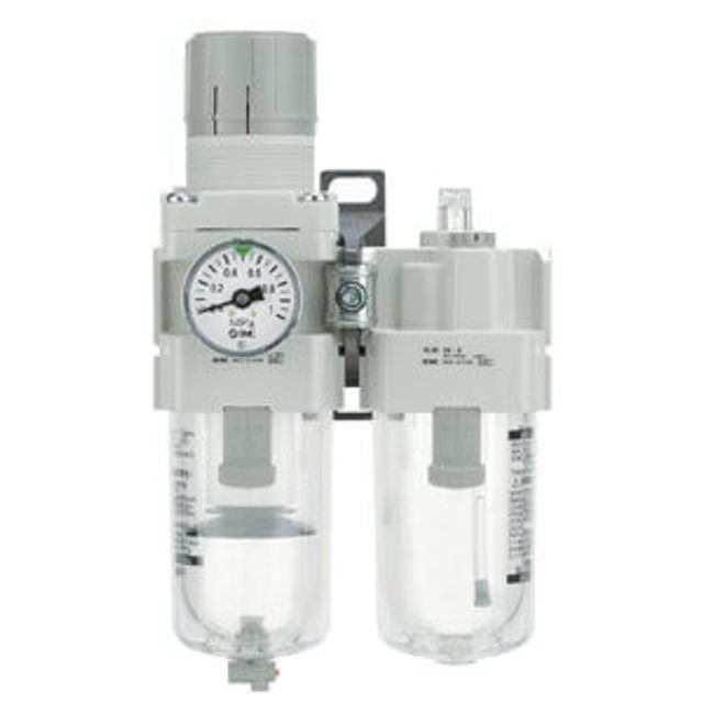 SMC Filter Regulator + Lubricator
