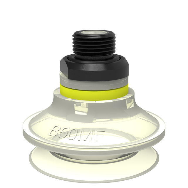 Piab Suction cup B50MF Thermoelastic polyurethane G3/8" male, mesh filter