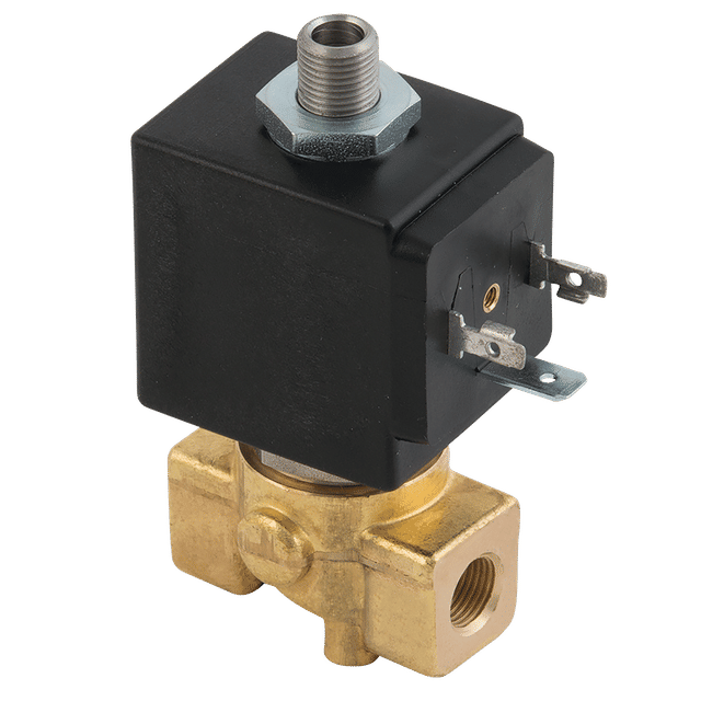 ACL 1/4" BSPP 3/2 N/C Brass Solenoid Valve 230V DC